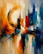 Abstract Painting (ART-3319-123461) - Handpainted Art Painting - 30in X 36in