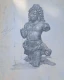 Buddha (ART-18009-123373) - Handpainted Art Painting - 22in X 30in