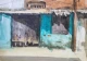 Door (ART-7901-123562) - Handpainted Art Painting - 16in X 12in