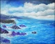 Seascape (ART-1342-123501) - Handpainted Art Painting - 30in X 24in