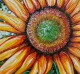 Sunflower, A Vibrant Feeling (ART-6775-123499) - Handpainted Art Painting - 18in X 17in