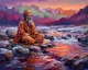 Sacred Himalayan Calm (PRT-15697-123519) - Canvas Art Print - 60in X 48in