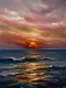 Infinite Golden Horizon (PRT-15697-123478) - Canvas Art Print - 45in X 60in