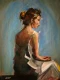 Portrait (ART-8322-123489) - Handpainted Art Painting - 17in X 24in