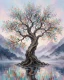 The Tree Of Reflections (PRT-15697-123661) - Canvas Art Print - 48in X 60in