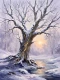 The Soul Of Snow (PRT-15697-123660) - Canvas Art Print - 45in X 60in
