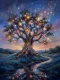 The Orchard Of Stars (PRT-15697-123646) - Canvas Art Print - 45in X 60in
