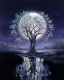 Halo Of Stillness (PRT-15697-123642) - Canvas Art Print - 48in X 60in
