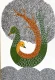 Gond Art Tree Of Life Painting – Indian Folk Art (ART-17034-123621) - Handpainted Art Painting - 10in X 15in