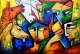 The Untold Story (ART-82-123608) - Handpainted Art Painting - 60in X 42in