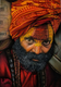 The Sadhu (ART-18724-123583) - Handpainted Art Painting - 11in X 17in