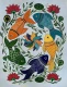 Rhythm Of The River (ART-7213-123750) - Handpainted Art Painting - 9in X 12in