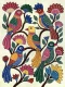 Songbirds In Bloom (ART-7213-123748) - Handpainted Art Painting - 9in X 12in