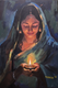 KEEPER OF THE FLAMES (ART-18703-123758) - Handpainted Art Painting - 24in X 36in