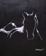 SPIRIT HORSE (ART-18703-123784) - Handpainted Art Painting - 36in X 30in