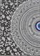 Evil Eye Mandala – Harmony In Intricate Patterns (ART-18546-123767) - Handpainted Art Painting - 11in X 16in