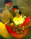 Prem Tarang (ART-18771-123819) - Handpainted Art Painting - 24in X 30in
