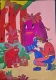 Drawing A Magical Monster Safari ?? (ART-8779-123815) - Handpainted Art Painting - 12in X 17in