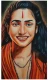 Radiant  Ram Painting (ART-18765-123919) - Handpainted Art Painting - 10in X 17in