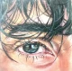 Realistic Eye Drawing (ART-18765-123914) - Handpainted Art Painting - 10in X 10in