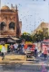 City Scape (ART-7901-124004) - Handpainted Art Painting - 8in X 11in