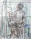 Peter (ART-18800-123999) - Handpainted Art Painting - 22in X 30in