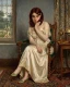 Whispers Of Ivory Grace (PRT-15697-124026) - Canvas Art Print - 34in X 42in