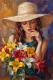 Golden Petals, Gentle Dreams (PRT-15697-124025) - Canvas Art Print - 32in X 48in