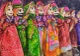 Kathputli Series (ART-7901-124129) - Handpainted Art Painting - 16in X 12in