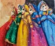 Kathputli Series (ART-7901-124133) - Handpainted Art Painting - 11in X 10in