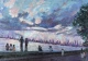 Marine Drive 2 (ART-18240-124521) - Handpainted Art Painting - 33in X 23in