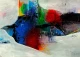 Inner Landscape (ART-18873-124373) - Handpainted Art Painting - 17in X 12in