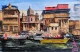 Benaras Ghat (ART-7901-125120) - Handpainted Art Painting - 11in X 8in