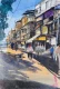 Cityscape (ART-7901-125115) - Handpainted Art Painting - 8in X 11in