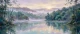 Silent Satpura Morning Mist (PRT-15697-125014) - Canvas Art Print - 60in X 25in