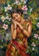 Vibrant Blossom Whispers (PRT-15697-125225) - Canvas Art Print - 43in X 60in