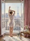 Parisian Morning Awakening (PRT-16861-124808) - Canvas Art Print - 45in X 60in