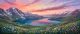 Rose Clouds Over Tarsar (PRT-15697-125035) - Canvas Art Print - 60in X 25in