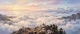 Dawn Above The Clouds (PRT-15697-124917) - Canvas Art Print - 60in X 25in