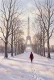 Winter Silence At Champ De Mars (PRT-15697-124960) - Canvas Art Print - 40in X 60in