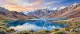 Visions Of The Moon Lake (PRT-15697-124927) - Canvas Art Print - 60in X 25in