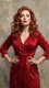 Scarlet Silhouette In Light (PRT-16861-125134) - Canvas Art Print - 33in X 60in