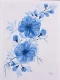 Blue Poetry (ART-8183-125361) - Handpainted Art Painting - 24in X 33in