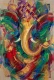 Jewel Toned Sacred Masterpiece (PRT-15697-125718) - Canvas Art Print - 40in X 60in
