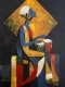 Rhythm (ART-18703-126292) - Handpainted Art Painting - 36in X 48in