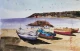 Seascape (ART-7901-126330) - Handpainted Art Painting - 11in X 8in