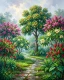 Monsoon Verdant Harmony (PRT-15697-125851) - Canvas Art Print - 48in X 60in