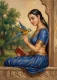 Blue Symphony With Avian (PRT-15697-125220) - Canvas Art Print - 43in X 60in