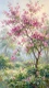 Orchid Blossoms In Spring (PRT-15697-125985) - Canvas Art Print - 33in X 60in