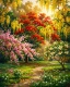 Golden Summer Canopy (PRT-15697-125850) - Canvas Art Print - 48in X 60in